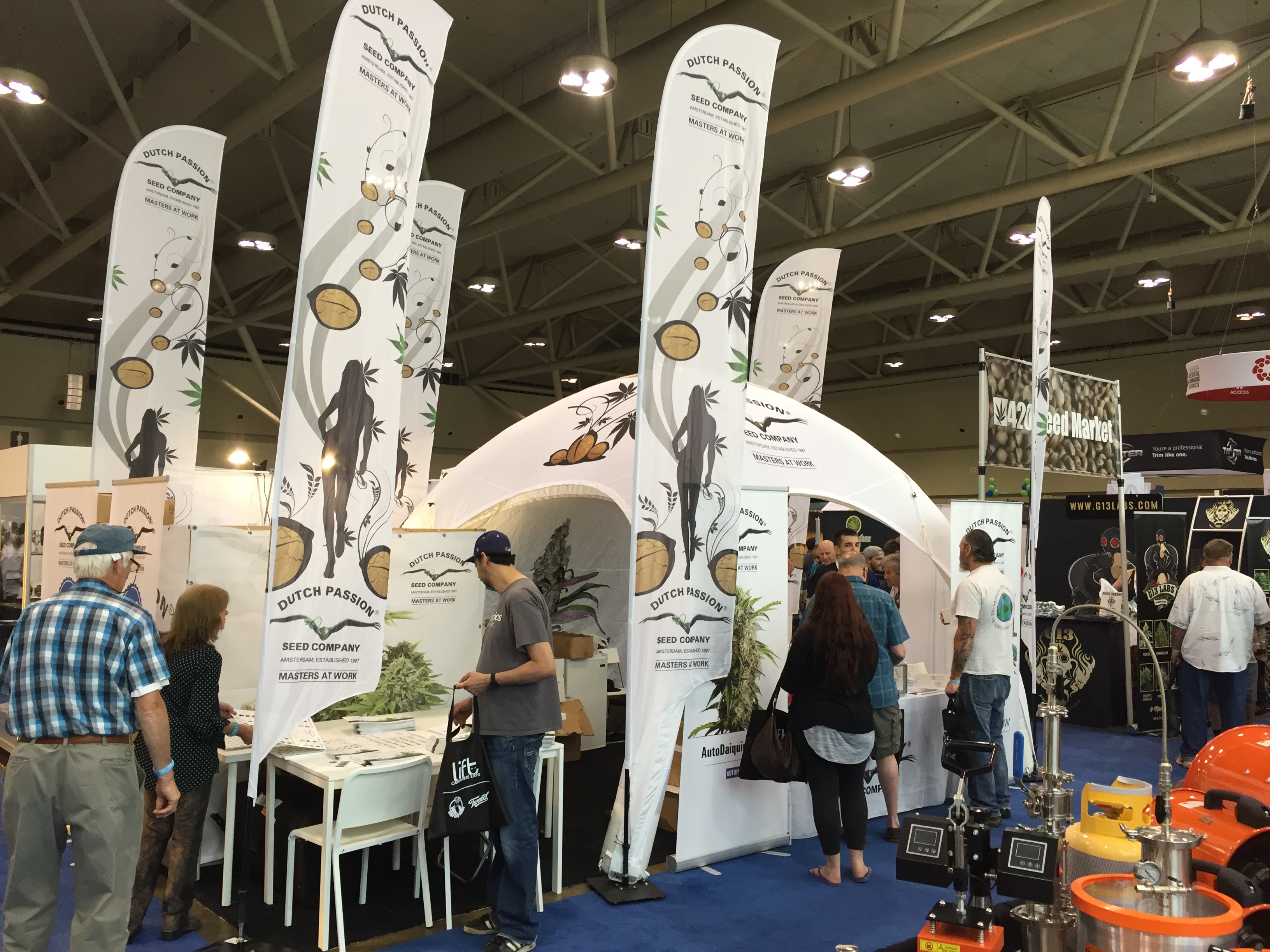 Dutch Passion were busy at the show